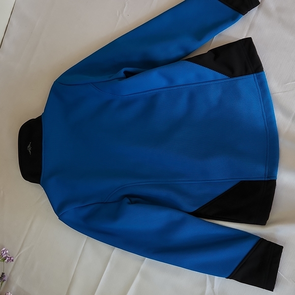 Pacific Trail Blue Black Textured Active Jacket. Size M - Picture 7 of 9